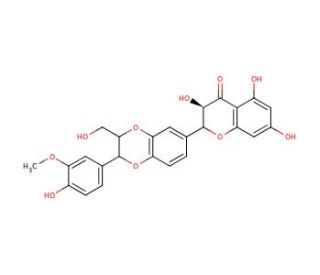 Isosilybin (CAS 72581-71-6) - chemical structure image