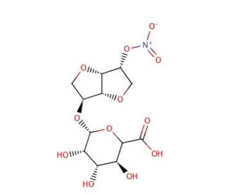 Isosorbide 5-Mononitrate 2-&beta;-D-Glucuronide (CAS 32871-20-8) - chemical structure image