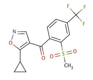 Isoxaflutole (CAS 141112-29-0) - chemical structure image
