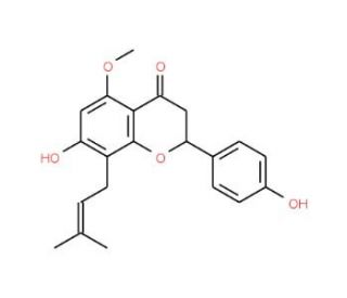 Isoxanthohumol (CAS 521-48-2) - chemical structure image