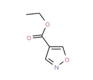 Isoxazole-4-carboxylic acid ethyl ester (CAS 80370-40-7) - chemical structure image