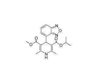 Isradipine (CAS 75695-93-1) - chemical structure image