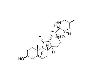 Jervine (CAS 469-59-0) - chemical structure image