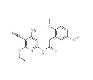 JNK Inhibitor VIII (CAS 894804-07-0) - chemical structure image
