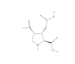 Kainic acid (CAS 487-79-6) - chemical structure image