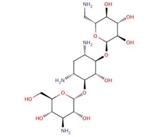 Kanamycin (CAS 8063-07-8) - chemical structure image
