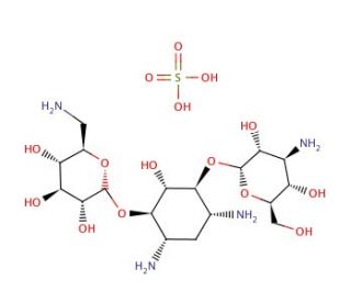 Kanamycin sulfate (CAS 70560-51-9) - chemical structure image