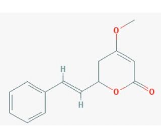 Kavain (&plusmn;) (CAS 500-64-1) - chemical structure image