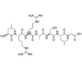 Kemptide (CAS 65189-71-1) - chemical structure image