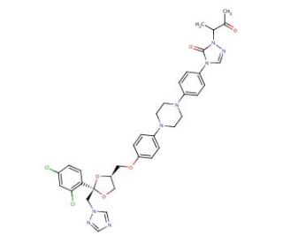 Keto Itraconazole (CAS 112560-33-5) - chemical structure image