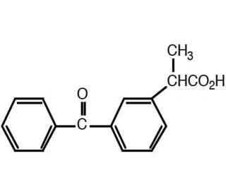 Ketoprofen (CAS 22071-15-4) - chemical structure image