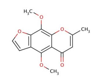 Khellin (CAS 82-02-0) - chemical structure image