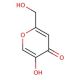 Kojic acid (CAS 501-30-4) - chemical structure image