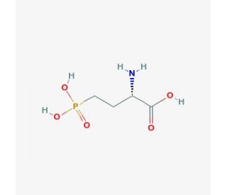 L(&plus;)-2-Amino-4-phosphonobutanoic acid (L-AP4) (CAS 23052-81-5) - chemical structure image