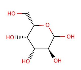 L-(&minus;)-Galactose (CAS 15572-79-9) - chemical structure image