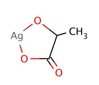 L-(&plus;)-Lactic acid silver salt (CAS 80298-33-5) - chemical structure image