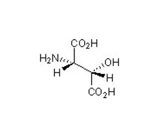 L-(&minus;)-threo-3-Hydroxyaspartic acid (CAS 7298-99-9) - chemical structure image