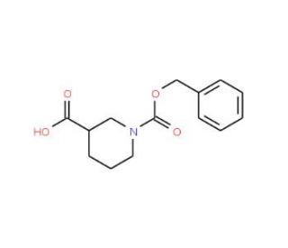 L-1-Cbz-Nipecotic acid (CAS 88466-74-4) - chemical structure image