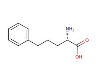 L-2-Amino-5-phenylpentanoic acid (CAS 62777-25-7) - chemical structure image