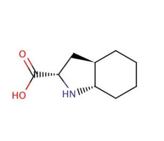 L-(2S,3aR,7aS)-Octahydroindole-2-carboxylic Acid (CAS 145438-94-4) - chemical structure image