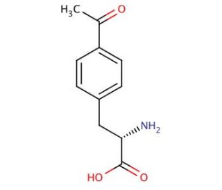 L-4-Acetylphenylalanine - chemical structure image