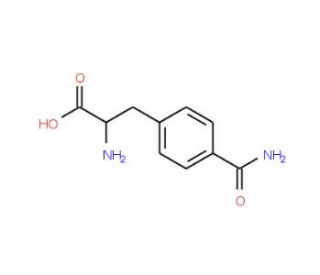 L-4-Carbamoylphenylalanine (CAS 223593-04-2) - chemical structure image