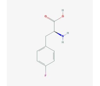 L-4-Fluoro-phenyl-alanine (CAS 1132-68-9) - chemical structure image