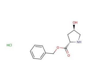 L-4-Hydroxy-proline benzyl ester hydrochloride (CAS 62147-27-7) - chemical structure image