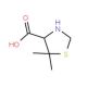 L-5,5-Dimethylthiazolidine-4-carboxylic acid (CAS 72778-00-8) - chemical structure image