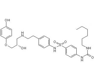 L-755,507 (CAS 159182-43-1) - chemical structure image