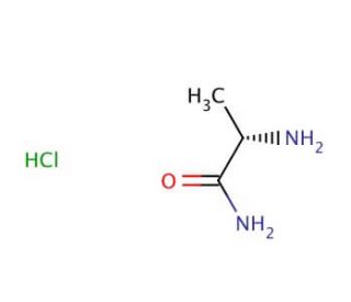 L-Alaninamide hydrochloride (CAS 33208-99-0) - chemical structure image