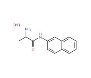L-Alanine beta-naphthylamide hydrobromide (CAS 3513-56-2) - chemical structure image