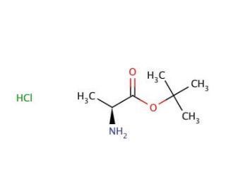 L-Alanine tert-butyl ester hydrochloride (CAS 13404-22-3) - chemical structure image