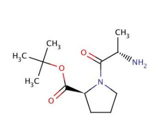 L-Alanyl-L-proline tert-Butyl Ester (CAS 29375-30-2) - chemical structure image