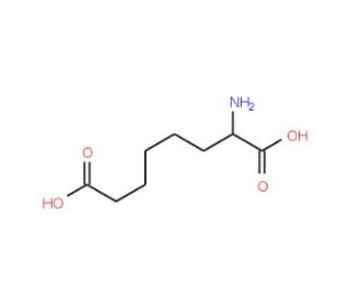 L-alpha-Aminosuberic acid (CAS 4254-88-0) - chemical structure image