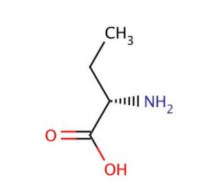 L-Aminobutyric Acid (CAS 1492-24-6) - chemical structure image