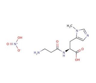 L-Anserine Nitrate Salt (CAS 10030-52-1) - chemical structure image
