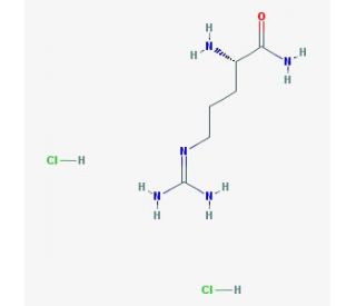 L-Arginine amide dihydrochloride (CAS 14975-30-5) - chemical structure image