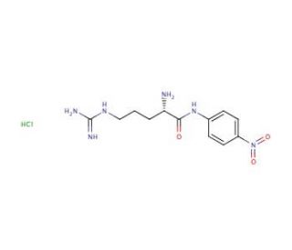 L-Arginine p-nitroanilide dihydrochloride (CAS 40127-11-5) - chemical structure image