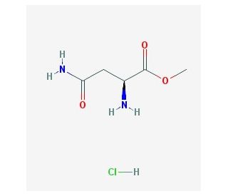L-Asparagine methyl ester hydrochloride (CAS 6384-09-4) - chemical structure image