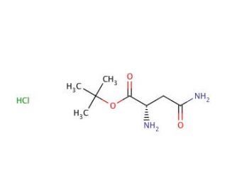 L-Asparagine tert-butyl ester hydrochloride (CAS 63094-81-5) - chemical structure image