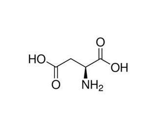 L-Aspartic acid (CAS 56-84-8) - chemical structure image