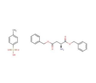 L-Aspartic acid dibenzyl ester p-toluenesulfonate salt (CAS 2886-33-1) - chemical structure image