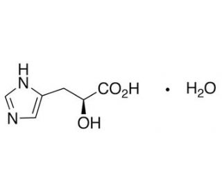 L-&beta;-Imidazolelactic Acid, Monohydrate (CAS 220919-94-8) - chemical structure image