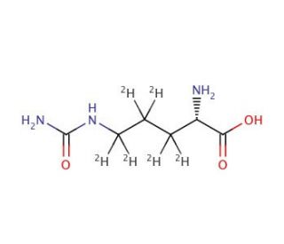 L-Citrulline-d6 (CAS 1331908-61-2) - chemical structure image