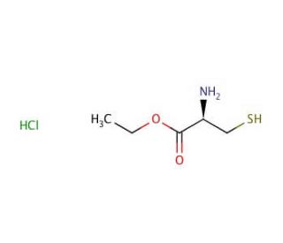 L-Cysteine ethyl ester hydrochloride (CAS 868-59-7) - chemical structure image