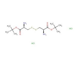 L-Cystine bis(t-butyl ester) dihydrochloride (CAS 38261-78-8) - chemical structure image
