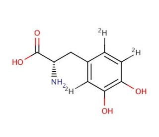 L-DOPA-2,5,6-d3 (CAS 53587-29-4) - chemical structure image