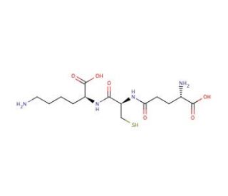 L-&gamma;-Glutamyl-L-cysteinyl-L-lysine (CAS 128960-73-6) - chemical structure image