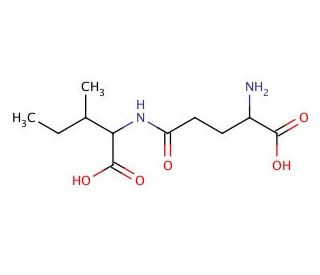 L-gamma-glutamyl-L-isoleucine - chemical structure image